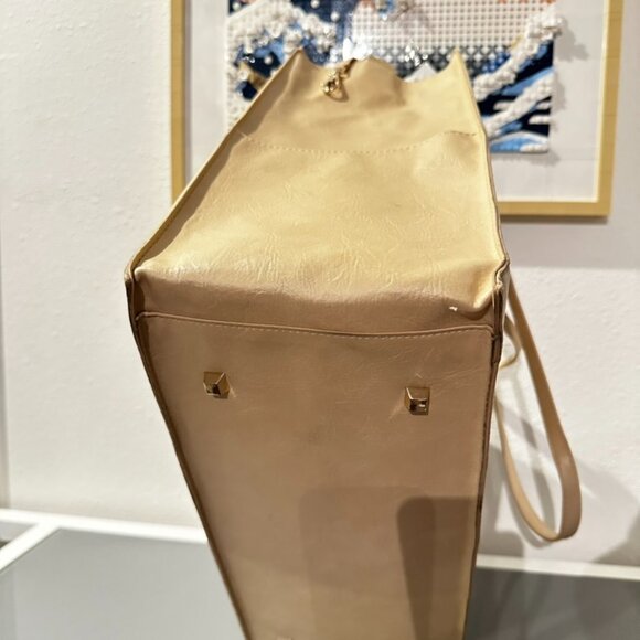 BEIS Large Work Tote in Beige - Picture 6 of 10